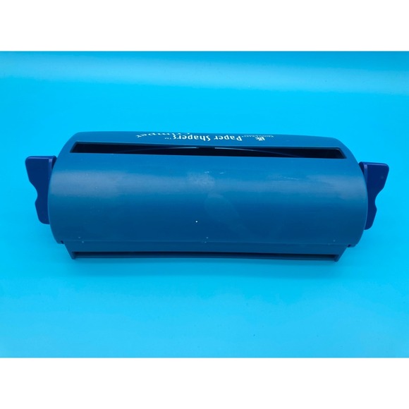 Provo Craft Paper Shapers Blue Paper Crimper Scrapbooking Tool 6.5" - Picture 6 of 9